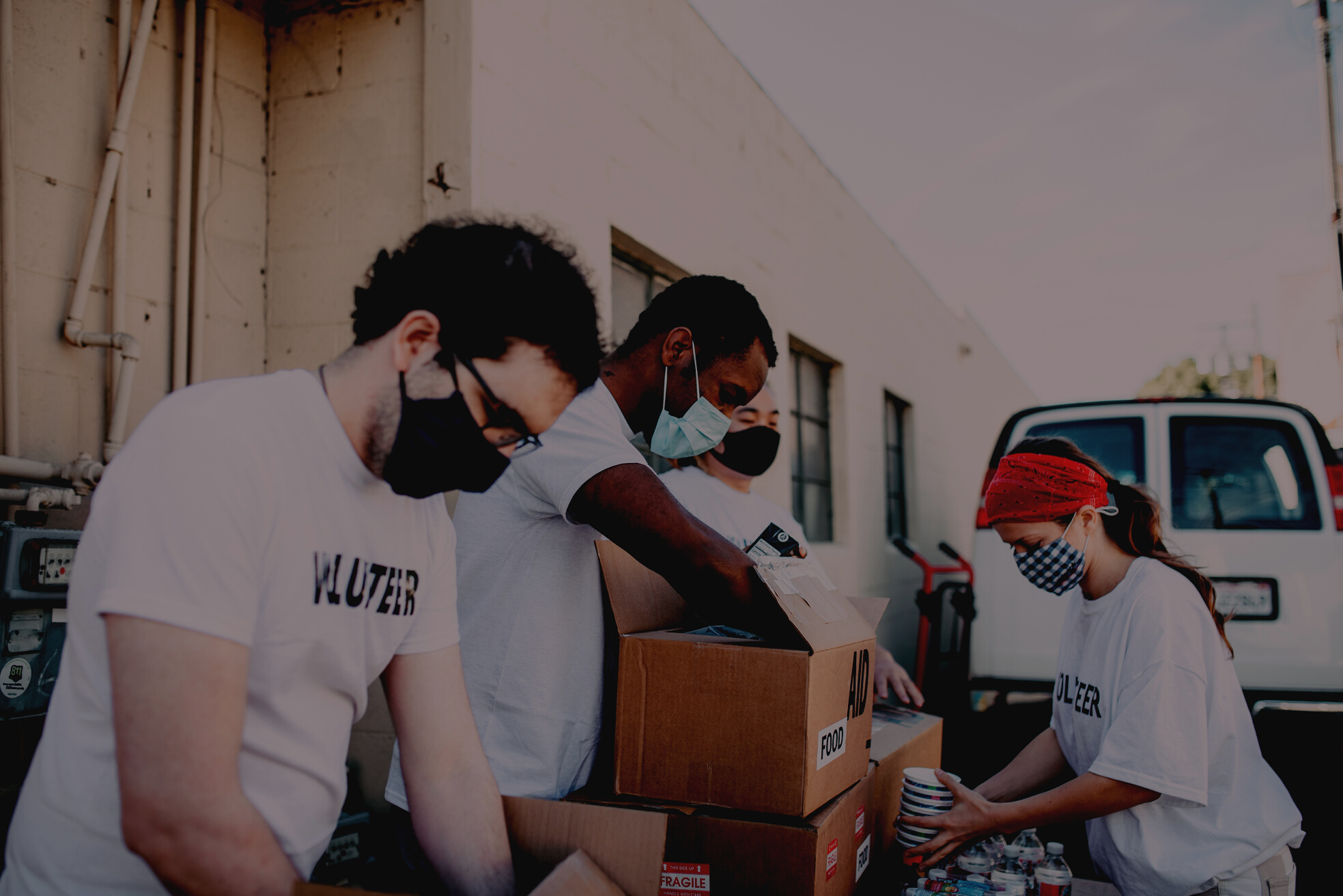 People Donating Goods